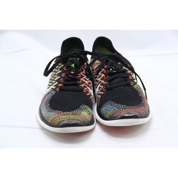 Nike Free 4.0 Flyknit Running Shoes Womens Sz 7.5 Multicolor Tie Dye 717076-011 - Picture 2 of 7